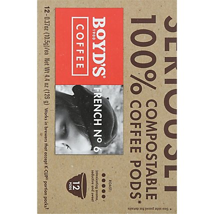 Boyds Coffee Coffee Pods French No. 6 - 12-0.37 Oz - Image 4