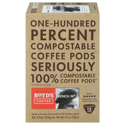 Boyds Coffee Coffee Pods French No. 6 - 12-0.37 Oz