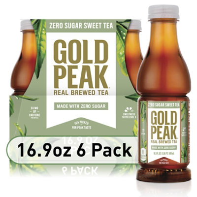 Gold Peak Zero Sugar Sweet Tea 6 169 Fl Oz Shaws