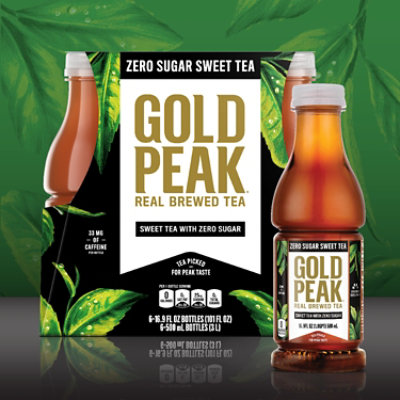 Gold Peak Zero Sugar Sweet Tea - 6-16.9 Fl. Oz. - Image 4