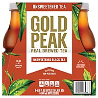 Gold Peak Tea Black Iced Tea Unsweetened - 6-16.9 Fl. Oz. - Image 2