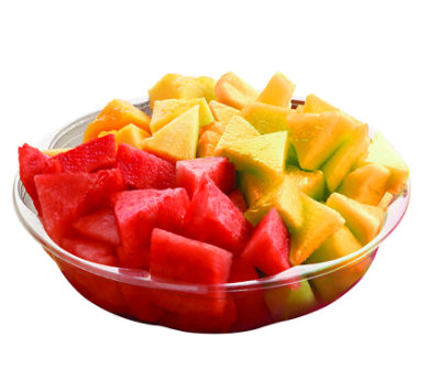 Fresh Cut Melon Watermelon Yellow & Red Bowl - 32 Oz