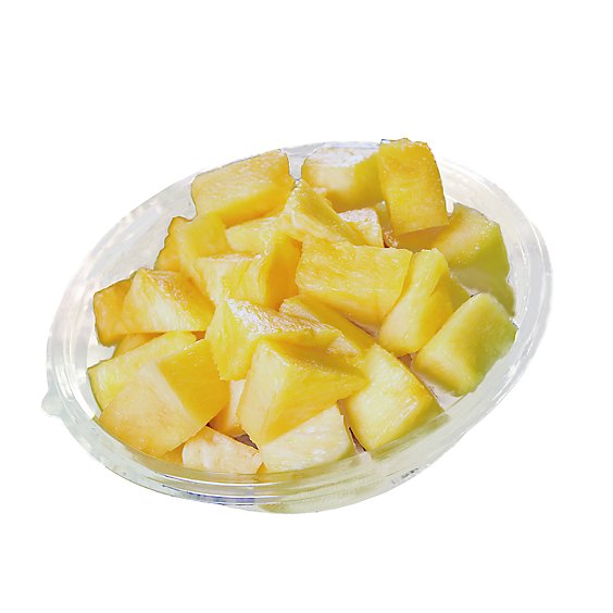 Fresh Cut Pineapple Wedges - 16 Oz