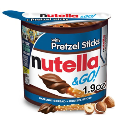 Nutella & GO! Hazelnut and Cocoa Spread with Pretzel Sticks Snack Cup - 1.9 Oz