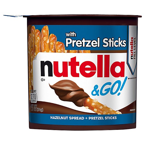 Nutella & Go! Spread Hazelnut with Cocoa Pretzel - 1.9 Oz