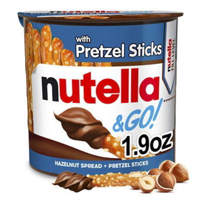 Nutella & GO! Hazelnut and Cocoa Spread with Pretzel Sticks Snack Cup - 1.9 Oz - Image 2
