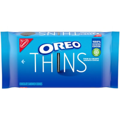 OREO Thins Chocolate Sandwich Cookies 10.1 Oz