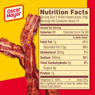 Oscar Mayer Naturally Hardwood Smoked Bacon Mega - 22 Oz - Image 6