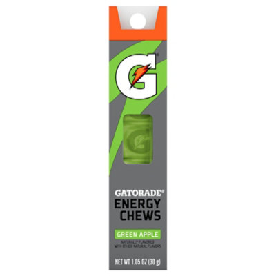 Gatorade G Series Energy Chews Prime Green Apple - 1 Oz