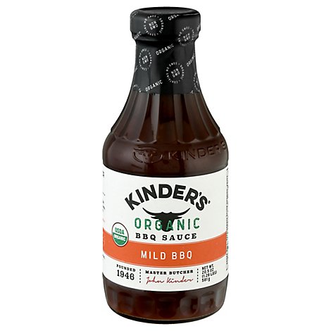 Kinders Sauce BBQ Organic Mild - 20.5 Oz