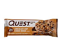 Quest Bar Protein Bar Gluten-Free Chocolate Chip Cookie Dough - 2.12 Oz