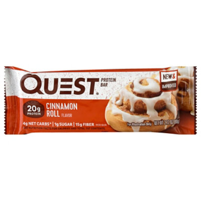 Quest Bar Protein Bar Gluten-Free Cinnamon Role - 2.12 Oz - Image 3