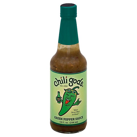 Chiligods Sauce Green Pepper - 10 Fl. Oz.