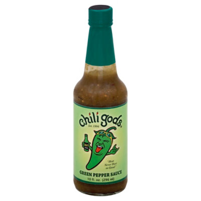 Chiligods Sauce Green Pepper - 10 Fl. Oz.