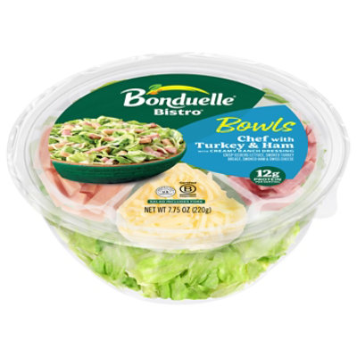 Ready Pac Bistro Bowl Chef with Turkey & Ham Salad - 7.75 Oz - Image 3