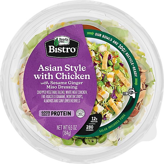 Ready Pac Bistro Bowl Asian Style with Chicken Salad - 6.5 Oz