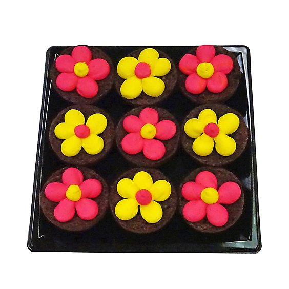 Bakery Brownie Bites Decorated 9 Count - Each
