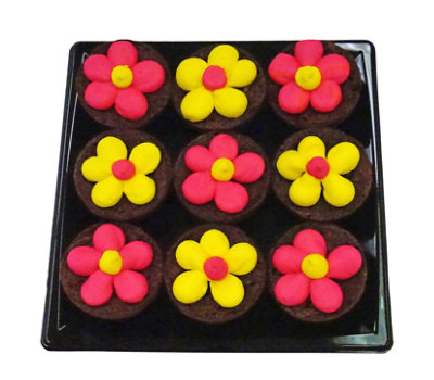 Bakery Brownie Bites Decorated 9 Count - Each