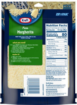 Kraft Natural Cheese Shredded Mozzarella - 8 Oz - Image 6