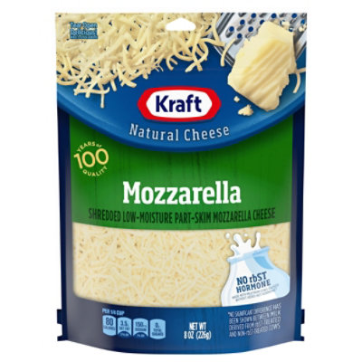  Kraft Natural Cheese Shredded Mozzarella - 8 Oz 
