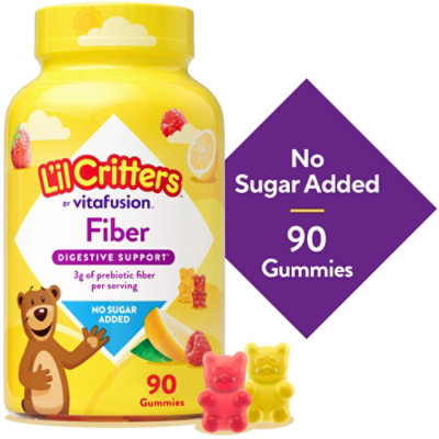 Lil Critters Kids Fiber Gummy Bears Supplement - 90 Count - Image 1