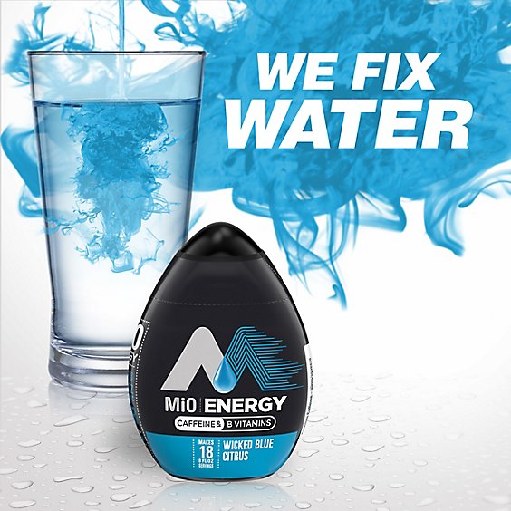 MiO Energy Wicked Blue Citrus Liquid Water Enhancer with Caffeine & B Vitamins - 1.62 Fl. Oz.