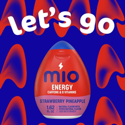 mio Energy Strawberry Pineapple Flavored with other natural flavor Liquid Water Enhancer - 1.62 Fl. Oz. - Image 3