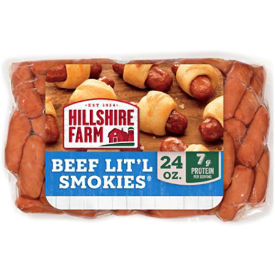 Hillshire Farm Beef Litl Smokies Smoked Sausage 24 Oz Albertsons