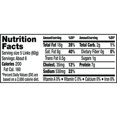 Hillshire Farm Smoked Beef Litl Smokies - 12 oz - Image 4