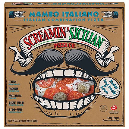 Screamin Sicilian Pizza Mambo Italiano Combo Frozen - 23.5 Oz - Image 3