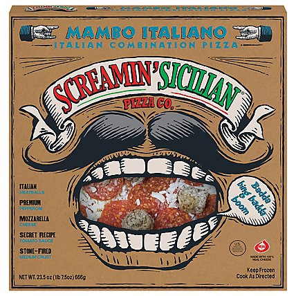 Screamin Sicilian Pizza Mambo Italiano Combo Frozen - 23.5 Oz - Image 2