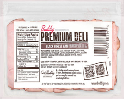 Buddig Premium Deli Ham Black Forest - 8 Oz - Image 6