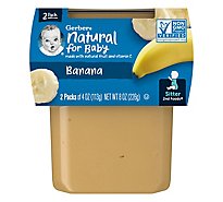 Gerber 2nd Foods Baby Food Bananas - 2-4 Oz