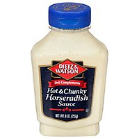 Dietz & Watson Hot Chunky Horseradish - 9 Oz - Image 1