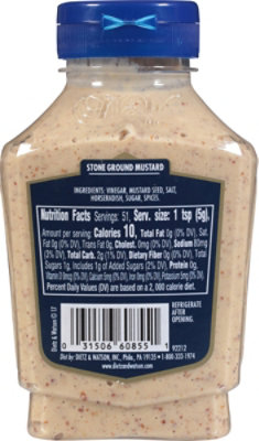 Dietz & Watson Deli Complements Mustard Stone Ground - 9 Oz - Image 6