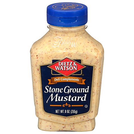 Dietz & Watson Deli Complements Mustard Stone Ground - 9 Oz