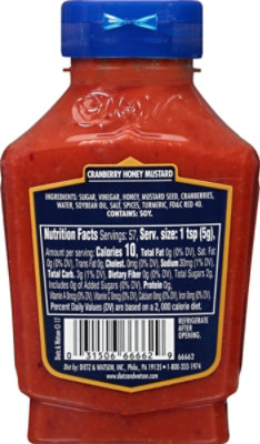 Dietz & Watson Deli Complements Mustard Cranberry Honey - 11 Oz - Image 6