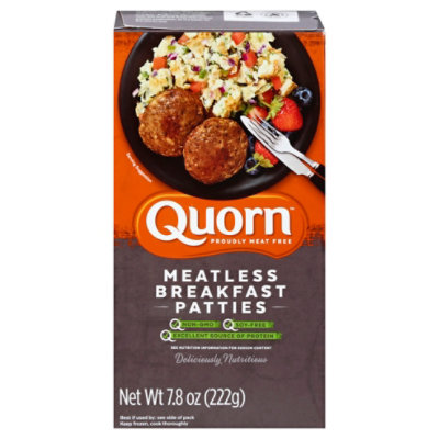 Quorn Meatless Patties Breakfast Non GMO Soy Free - 7.8 Oz - Image 3