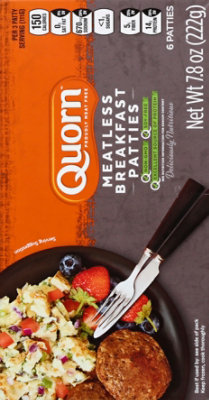Quorn Meatless Patties Breakfast Non GMO Soy Free - 7.8 Oz - Image 6