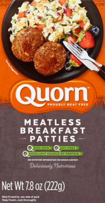 Quorn Meatless Patties Breakfast Non GMO Soy Free - 7.8 Oz - Image 2