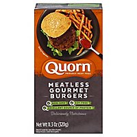 Quorn Meatless Burgers Gourmet Non GMO Soy Free 4 Count - 11.3 Oz - Image 3