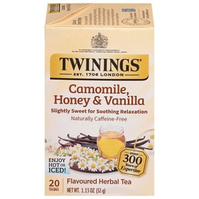 Twinings of London Herbal Tea Caffeine Free Camomile Honey & Vanilla - 20 Count - Image 3