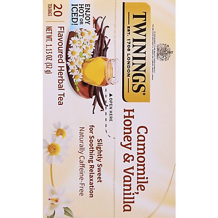 Twinings of London Herbal Tea Caffeine Free Camomile Honey & Vanilla - 20 Count - Image 5