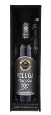 Beluga Vodka Noble Gold 80 Proof - 750 Ml - Image 1