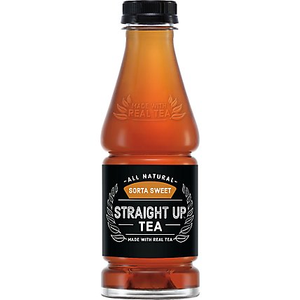 Straight Up Tea Sorta Sweet Black Tea Bottle - 18.5 Fl. Oz. - Image 1