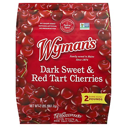 Wymans Cherries Dark Sweet With Red Tart - 2 Lb - Image 3