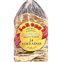 La Rosa Tostadas Shell Corn White 24 Count - 16 Oz