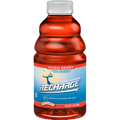 R.W. Knudsen Family Recharge Mixed Berry Flavored Juice Sports Beverage with Electrolytes - 32 Oz - Image 1