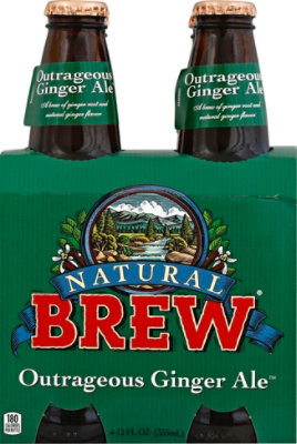 Natural Brew Soda Ginger Ale - 12 Fl. Oz.