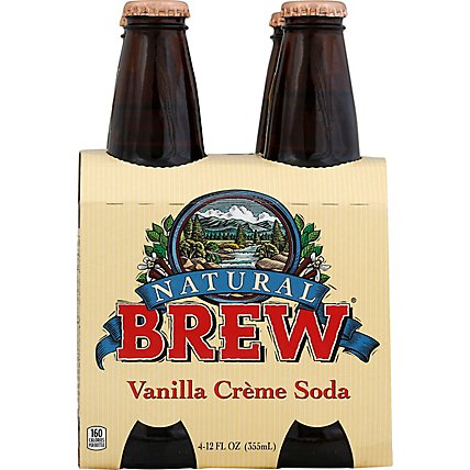 Natural Brew Soda Vanilla Cream - 4-12 Fl. Oz.